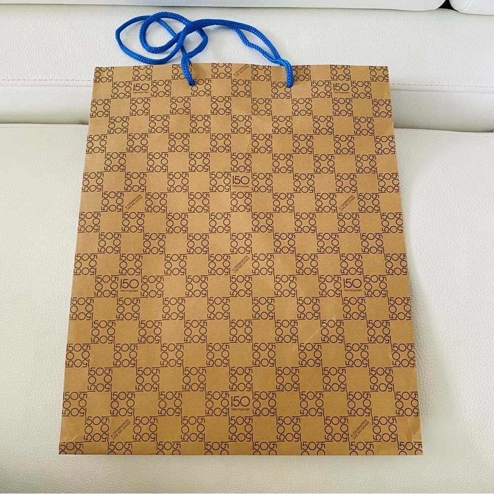 Bloomingdale’s limited edition 150 year special shopping bag